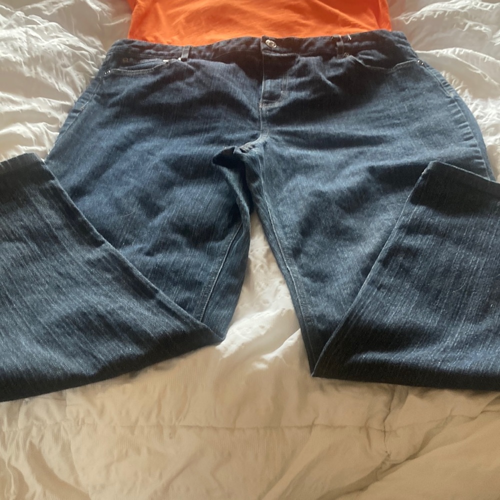 Stretch NWOT designer denim jeans 16 S
